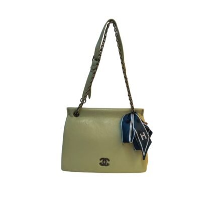 Premium Designer Shoulder Sling Bag with Scarf Detail